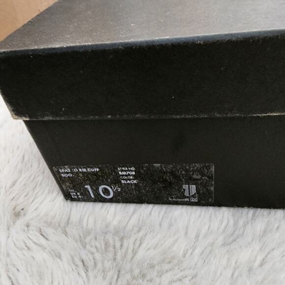 NEW J. Crew Rib-Cuff Chunky Ankle Boots Italian Leather Black Size 10.5 - Picture 12 of 13